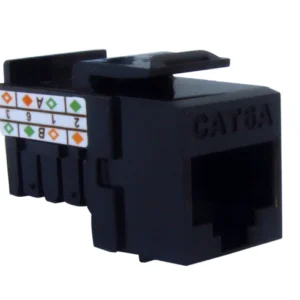 CAT6A RJ45 Punch Down Keystone Jack Unshielded