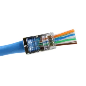 Cat6A Pass Through Rj45 Crimp Connectors Modular Plug Pack of 10, 50 &100 Pcs | Shielded